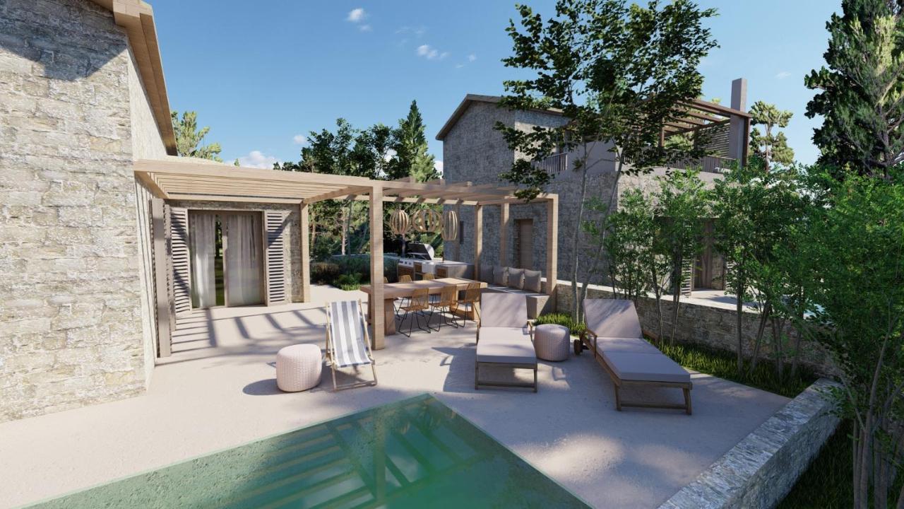 Papadria Villas - Modern Luxury Villas Near Kathisma Beach Tsoukaládhes Zewnętrze zdjęcie