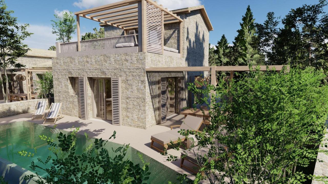 Papadria Villas - Modern Luxury Villas Near Kathisma Beach Tsoukaládhes Zewnętrze zdjęcie