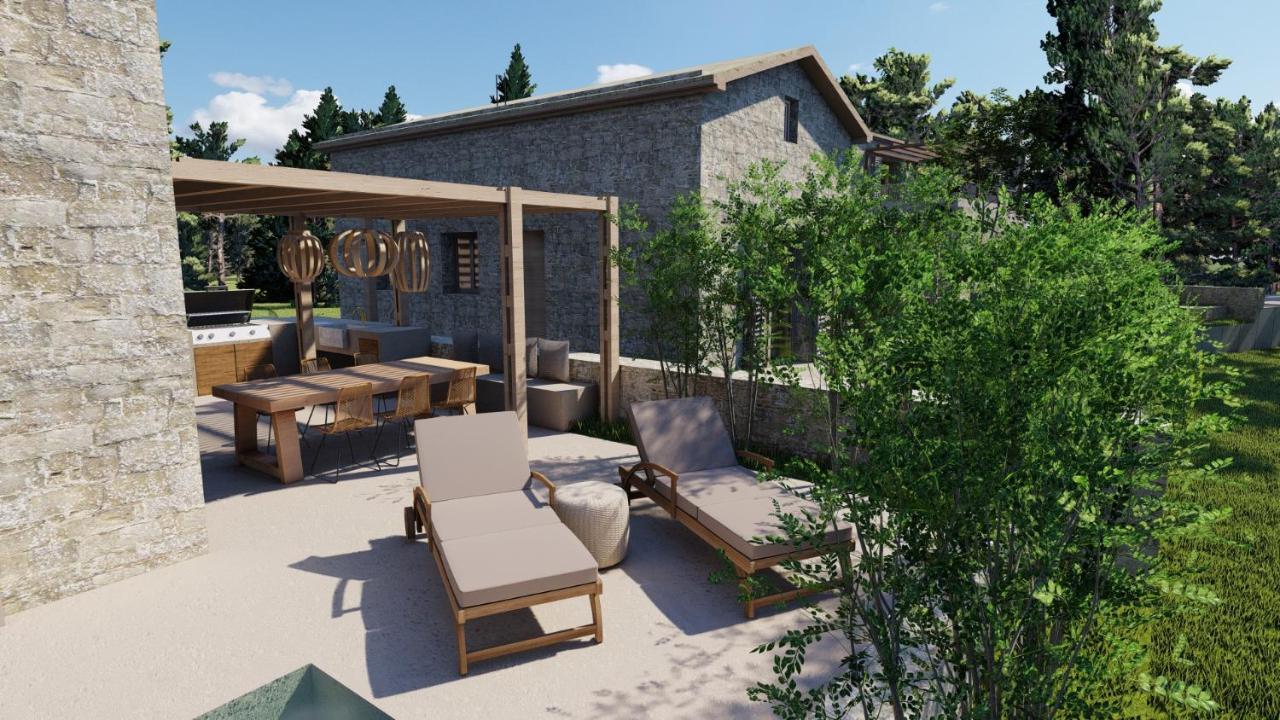 Papadria Villas - Modern Luxury Villas Near Kathisma Beach Tsoukaládhes Zewnętrze zdjęcie