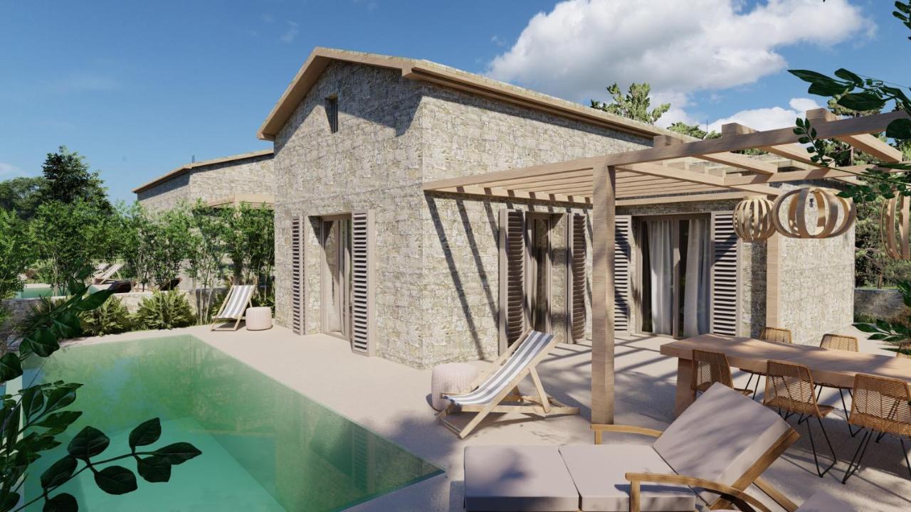 Papadria Villas - Modern Luxury Villas Near Kathisma Beach Tsoukaládhes Zewnętrze zdjęcie